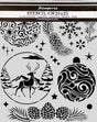 Stencil 20x25cm Classic Christmas Esferas - Navidad - Stamperia