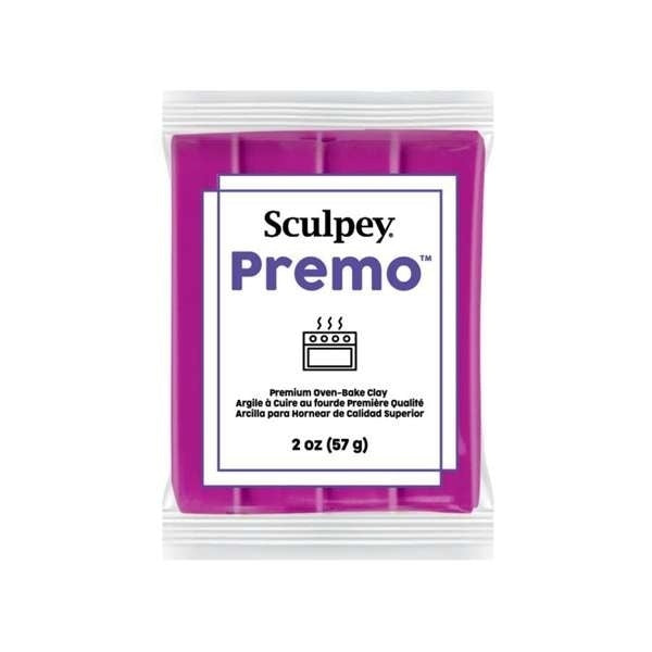 Sculpey Premo Fuchsia (Fucsia) – arcilla polimérica horneable 57 g