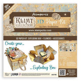Paper Kit 3D - Caja Explosiva Klimt