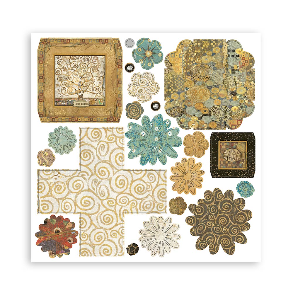 Paper Kit 3D - Caja Explosiva Klimt (vista 3)