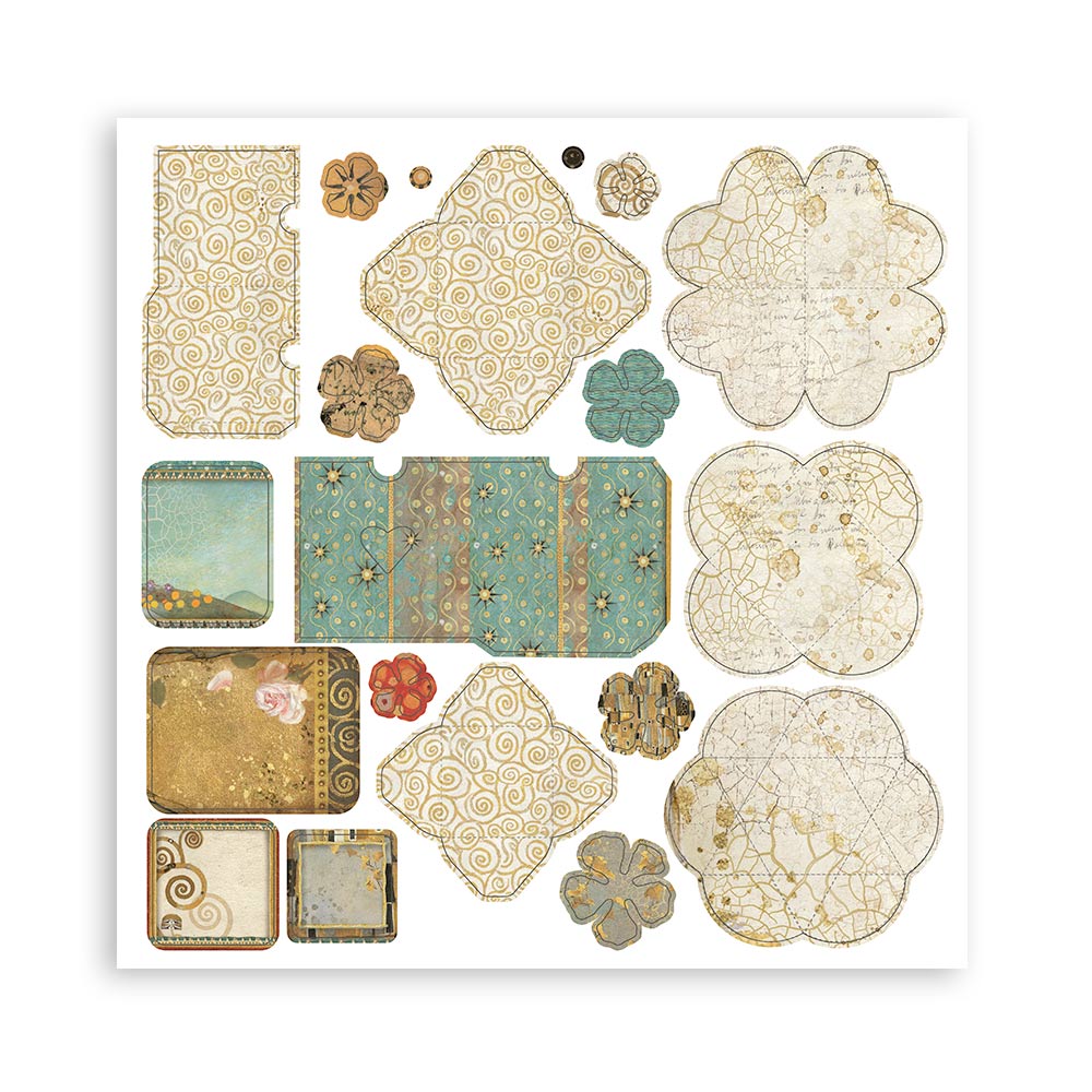 Paper Kit 3D - Caja Explosiva Klimt (vista 7)