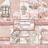 Block de cartulinas "Roseland" de 20.3x20.3 cm