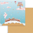 Cartulina 30.5x30.5cm Doble Cara Candy Christmas Tren - Navidad - Stamperia