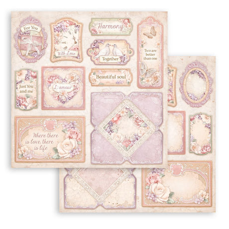 Block de Cartulinas ''Romantic Romance Forever" de 30.5x30.5cm (vista 6)