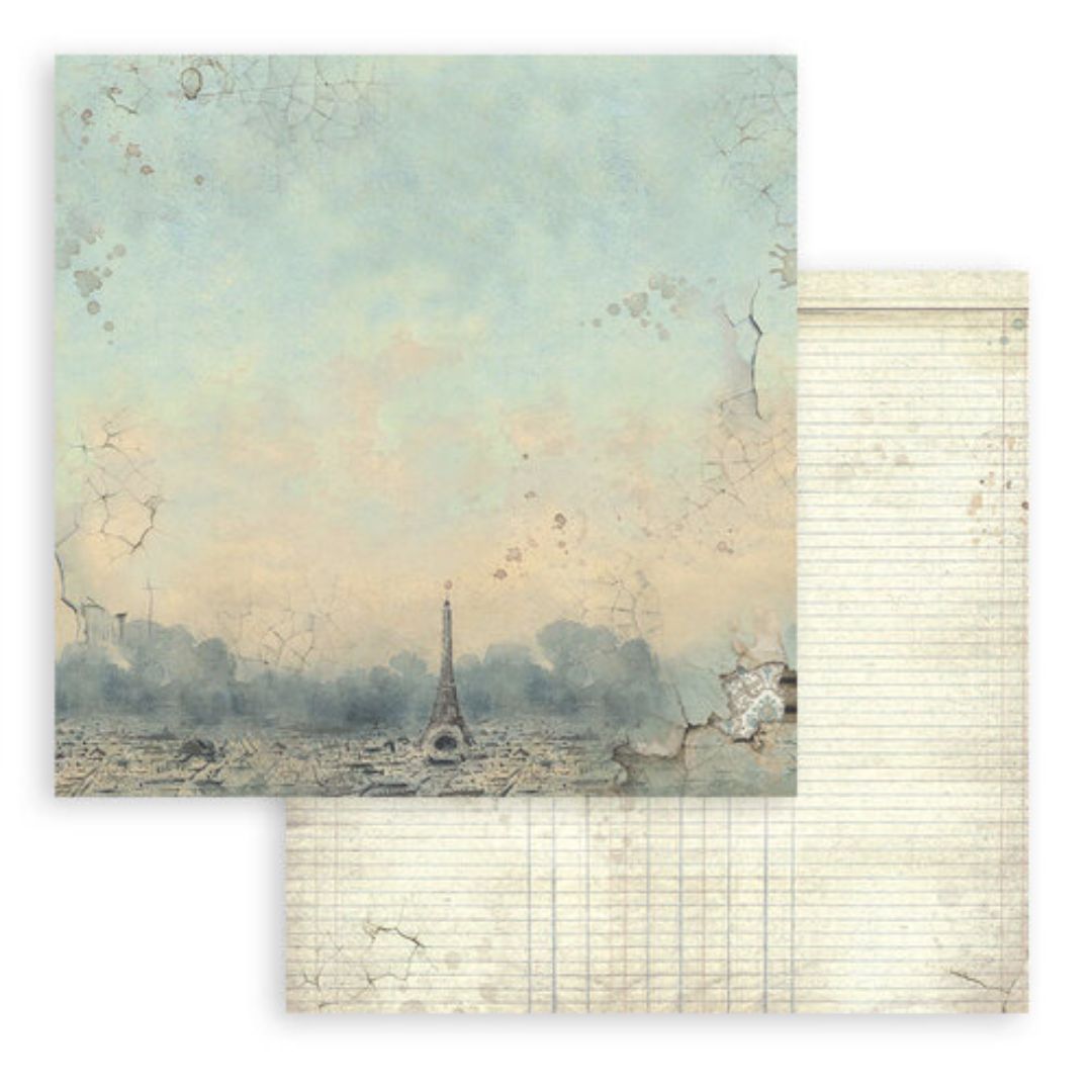 Block de cartulinas '' Fondos Voyages Fantastiques'' de 30.5x30.5cm (vista 2)