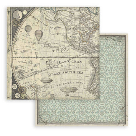 Block de cartulinas '' Fondos Voyages Fantastiques'' de 30.5x30.5cm (vista 3)
