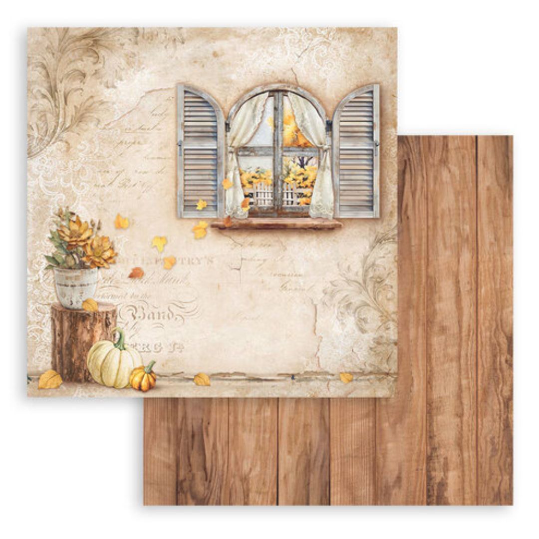 Block de Cartulinas ''Romantic Golden Harmony" de 30.5x30.5cm