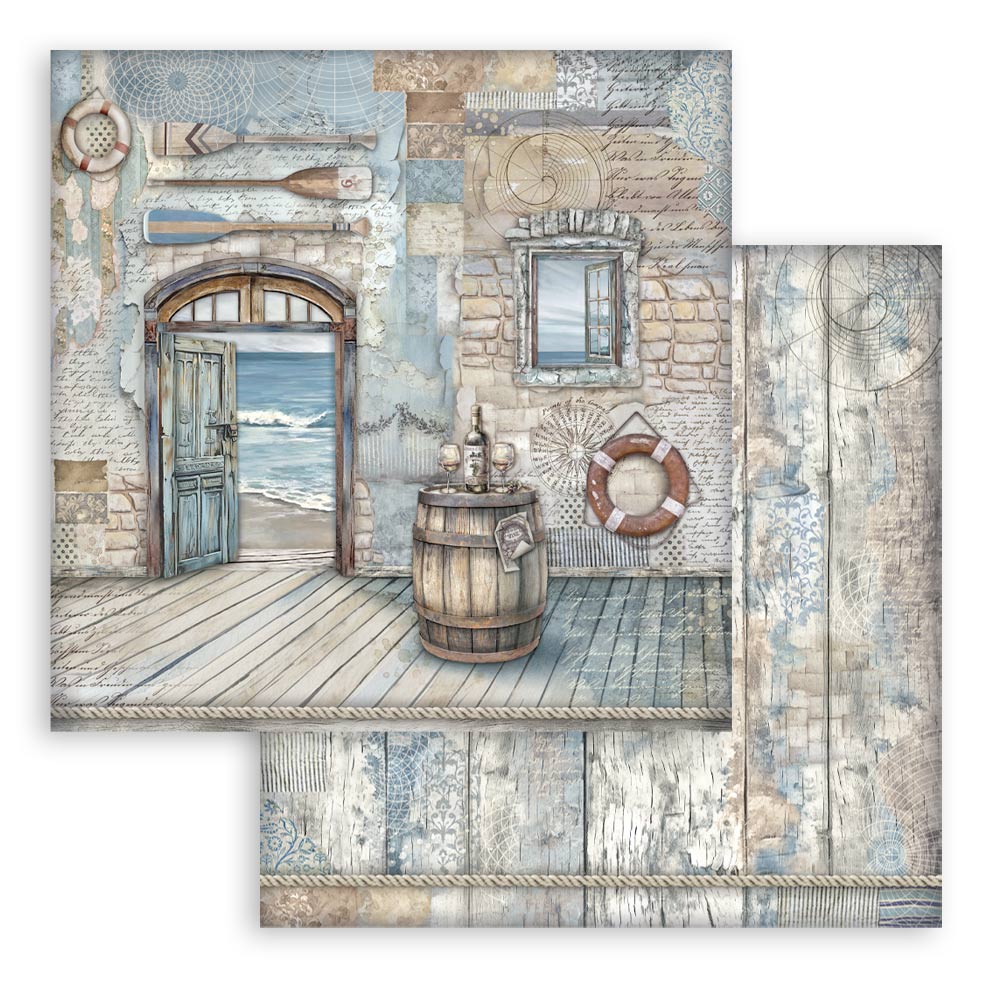 Block de cartulinas "Silent Sea” de 30.5x30.5cm (vista 2)