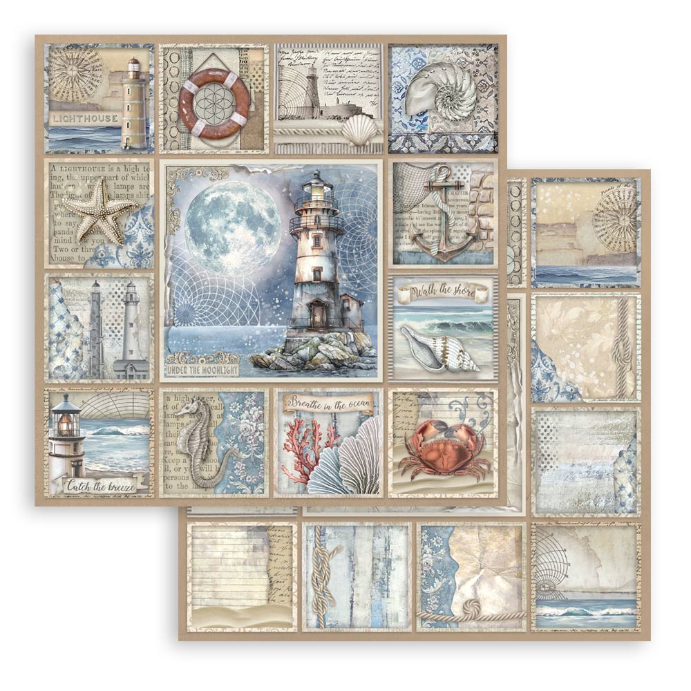 Block de cartulinas "Silent Sea” de 30.5x30.5cm (vista 4)