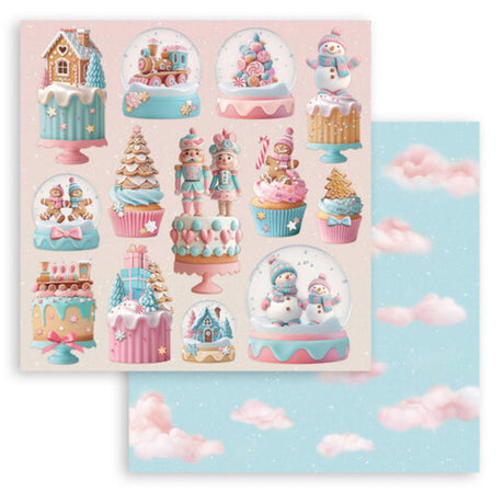 Block de Cartulinas ''Romantic Candy Christmas" de 30.5x30.5cm (vista 6)
