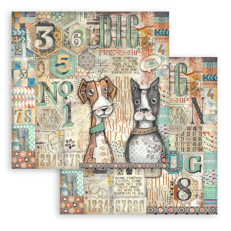Block de cartulinas "Furry Friends” de 30.5x30.5cm (vista 8)