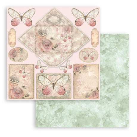 Block de cartulinas ''Shabby Rose'' de 20.3x20.3 cm (vista 4)