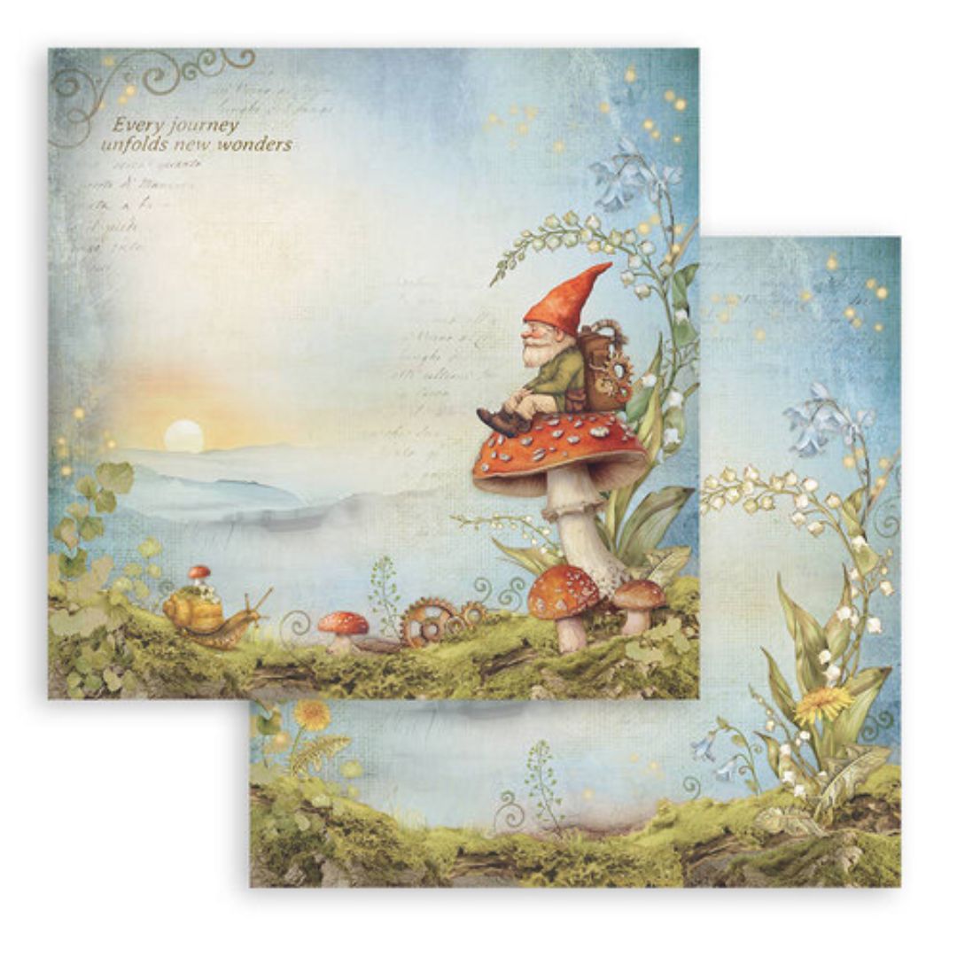 Block de Cartulinas ''Hidden Grove" de 20.3x20.3 cm