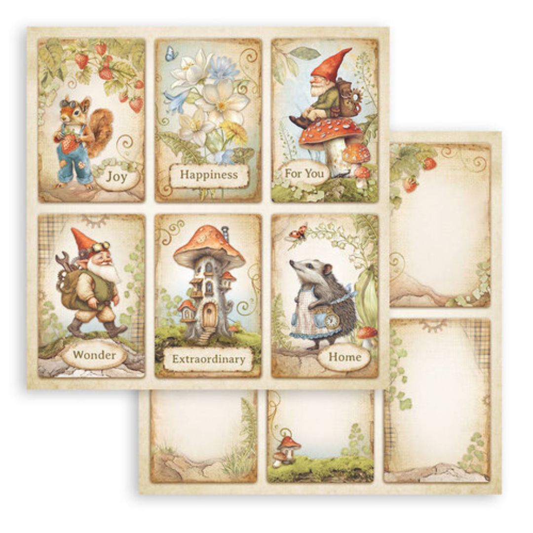 Block de Cartulinas ''Hidden Grove" de 20.3x20.3 cm