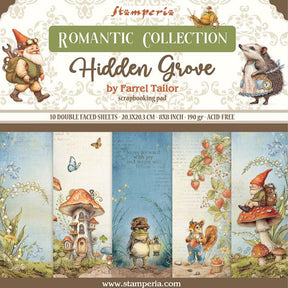 Block de Cartulinas ''Hidden Grove" de 20.3x20.3 cm