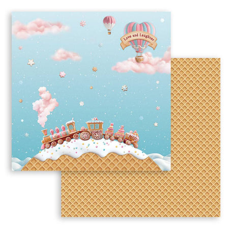 Block de Cartulinas ''Romantic Candy Christmas" de 20.3x20.3 cm (vista 2)