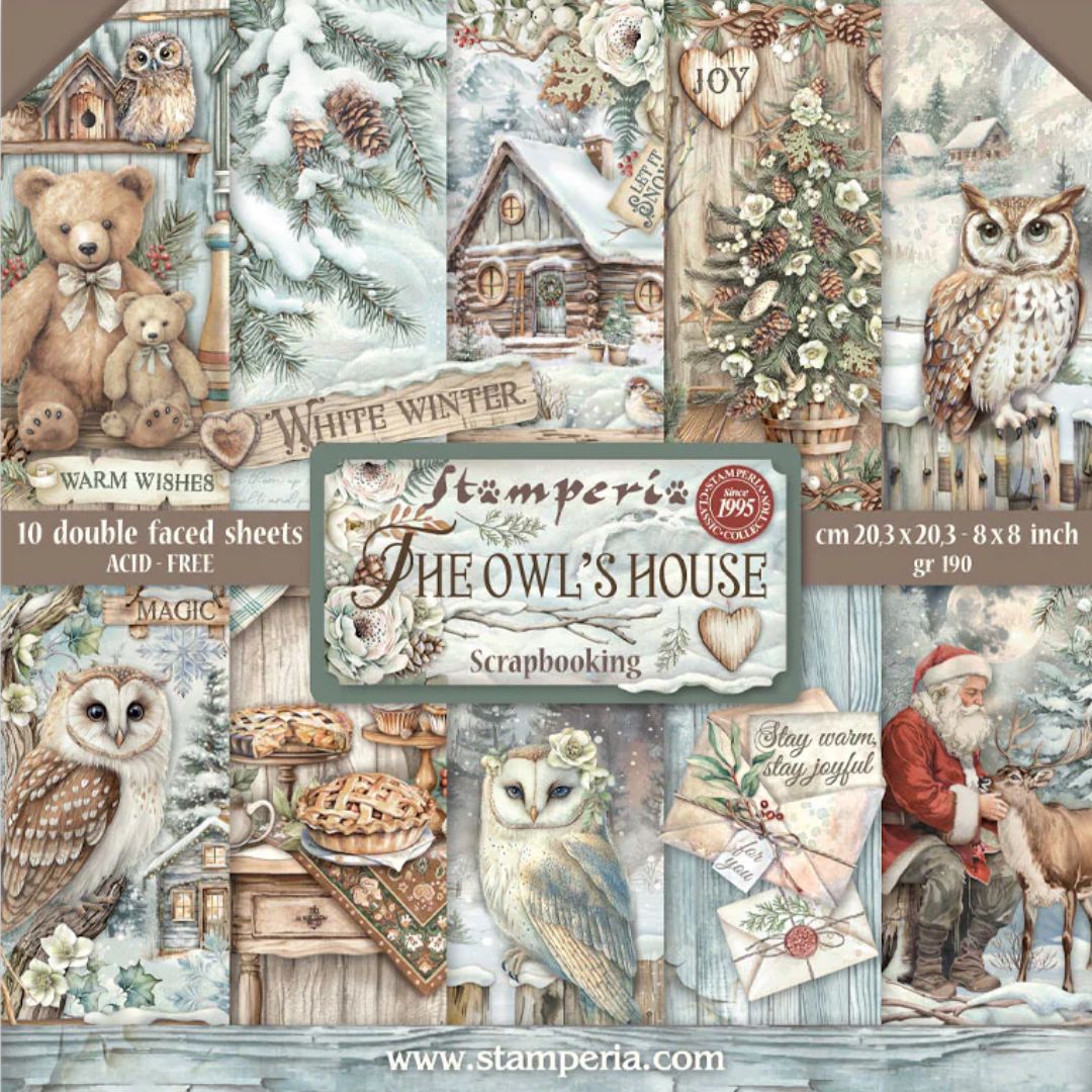 Block de Cartulinas ''The Owl's House" de 20.3x20.3 cm