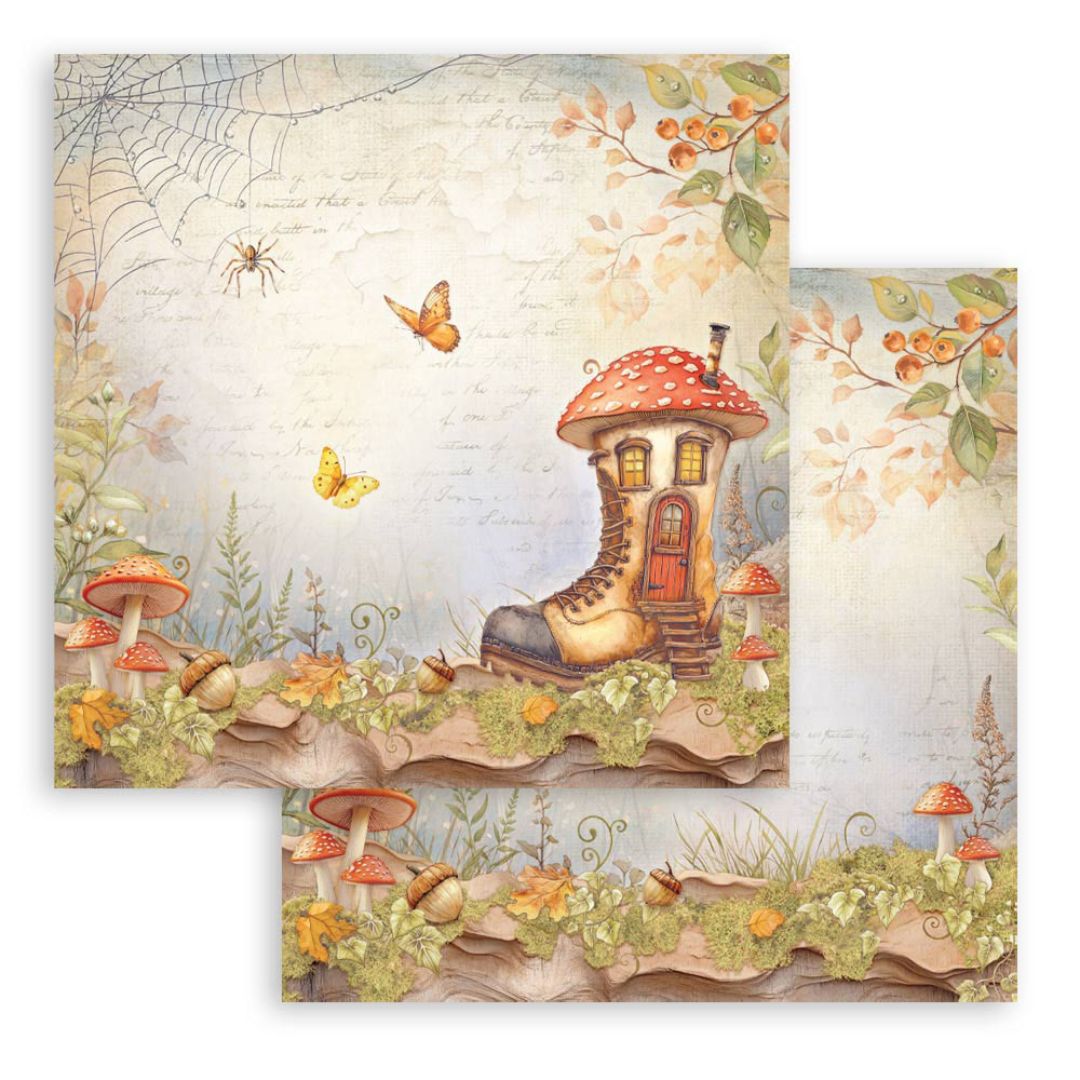 Block de Cartulinas ''Whispering Woods" de 20.3x20.3 cm (vista 5)