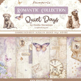 Block de cartulinas "Quiet Days” de 20.3x20.3cm