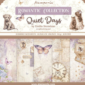 Block de cartulinas "Quiet Days” de 20.3x20.3cm