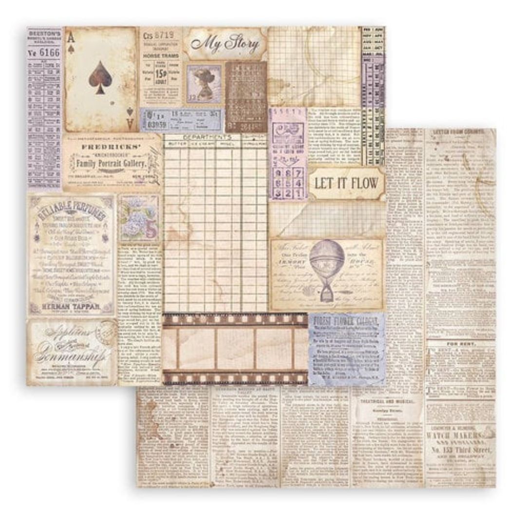 Block de cartulinas "Quiet Days” de 20.3x20.3cm (vista 6)