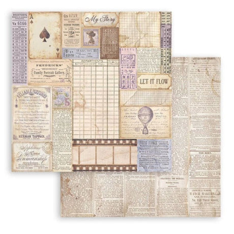 Block de cartulinas "Quiet Days” de 20.3x20.3cm (vista 6)
