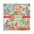 Pack de Cartulinas Christmas Patchwork 20.3x20.3cm - 10 hojas - Navidad - Stamperia