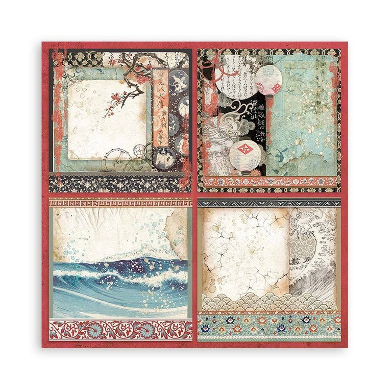Block de cartulinas ''Sir Vagabond in Japan'' de 20.3x20.3cm