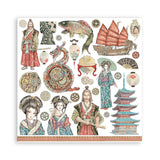 Block de cartulinas ''Sir Vagabond in Japan'' de 20.3x20.3cm (vista 2)