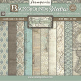 Block de Cartulinas ''Fondos Voyages Fantastiques" de 20.3x20.3 cm