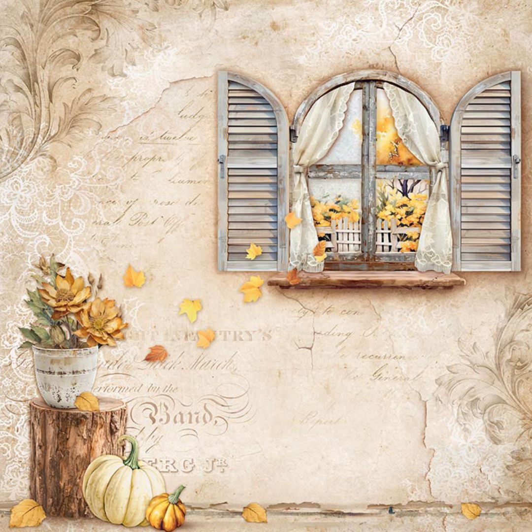 Block de Cartulinas ''Romantic Golden Harmony" de 20.3x20.3 cm - 22hj