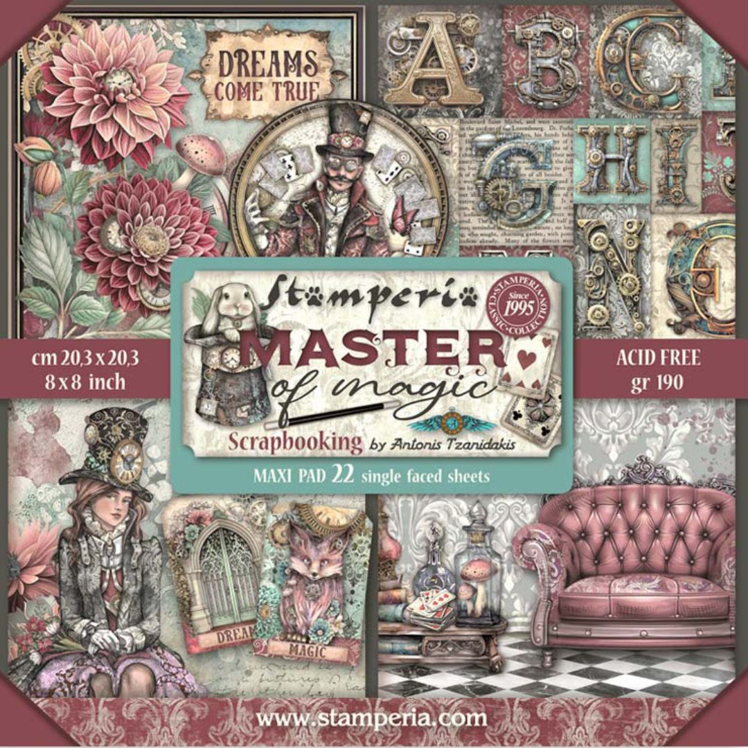 Block de Cartulinas ''Master Of Magic" de 20.3x20.3 cm - 22hj