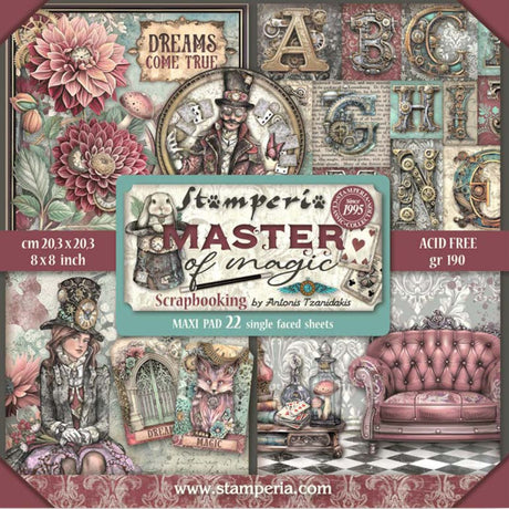 Block de Cartulinas ''Master Of Magic" de 20.3x20.3 cm - 22hj