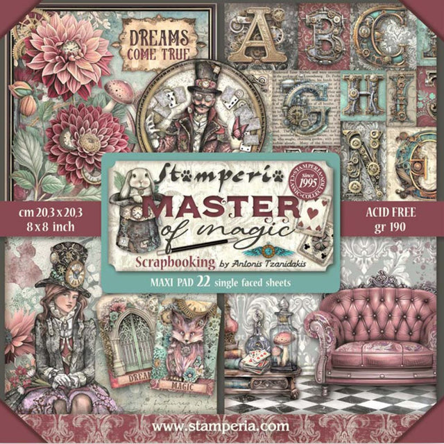 Block de Cartulinas ''Master Of Magic" de 20.3x20.3 cm - 22hj