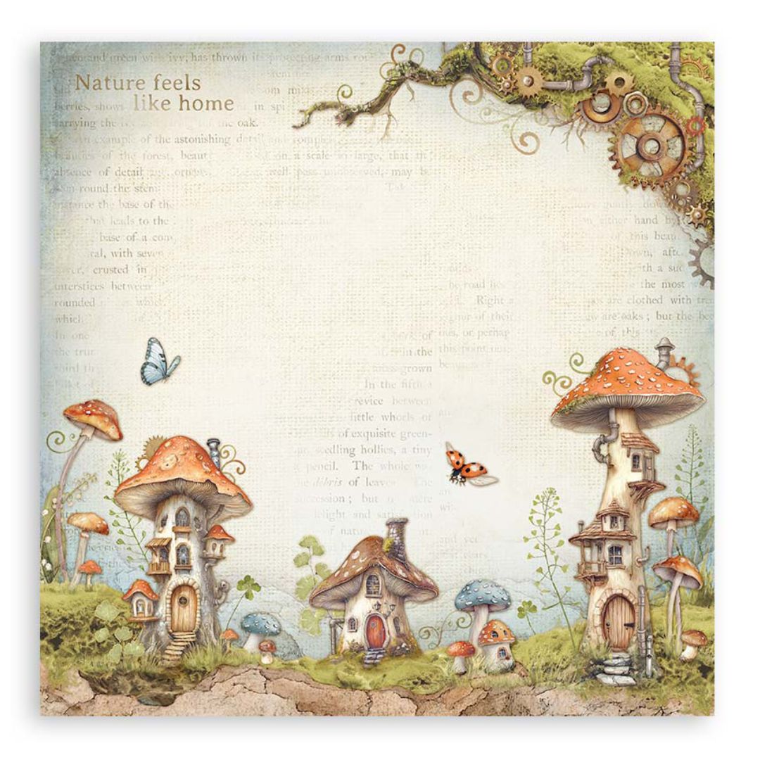 Block de Cartulinas ''Romantic Hidden Grove" de 20.3x20.3cm - 22Hj