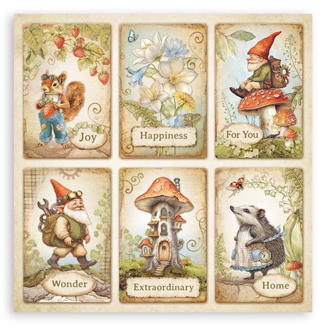 Block de Cartulinas ''Romantic Hidden Grove" de 20.3x20.3cm - 22Hj (vista 5)