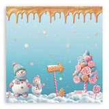 Block de Cartulinas ''Romantic Candy Christmas" de 20.3x20.3 cm - 22HJ (vista 2)