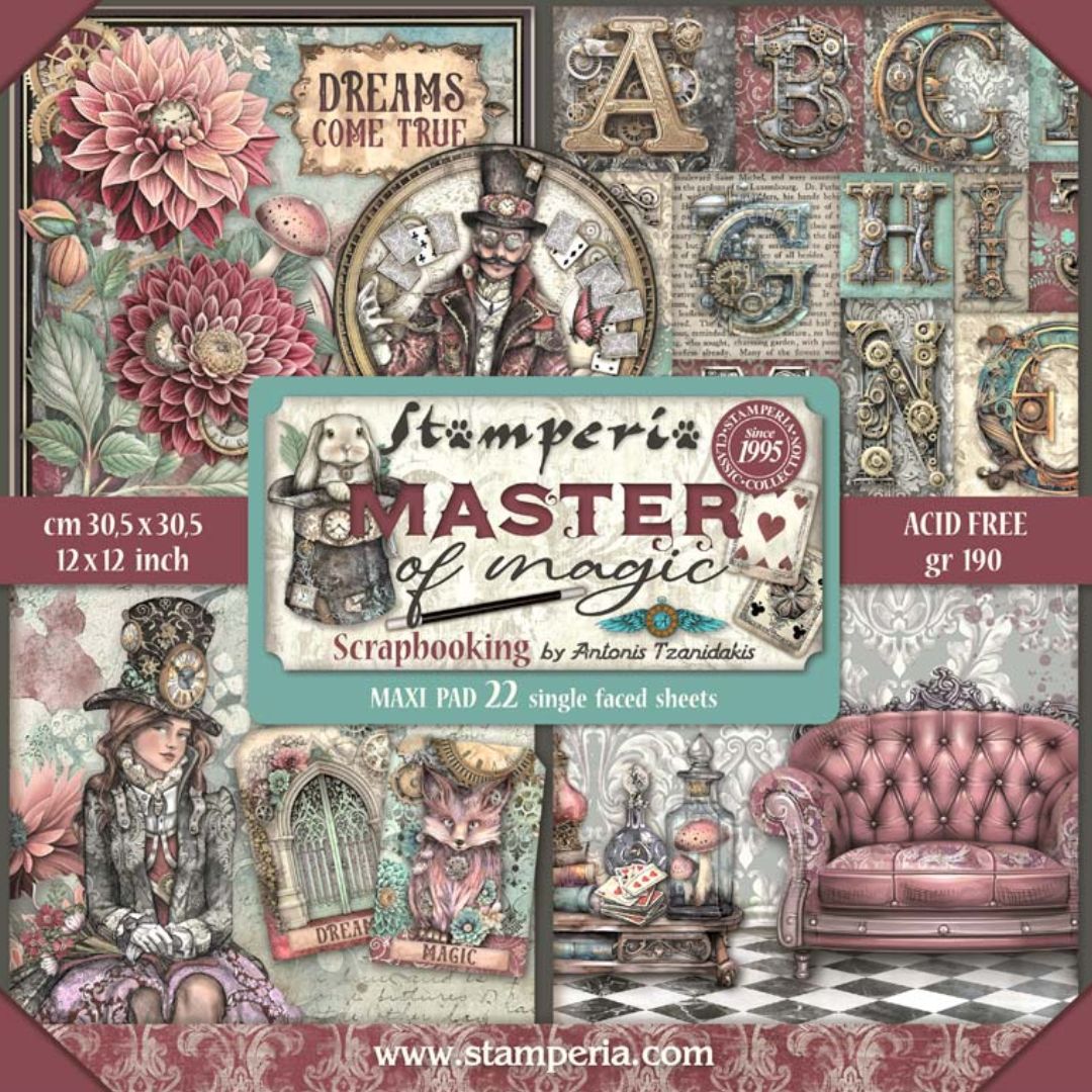 Block de Cartulinas ''Master Of Magic" de 30.5x30.5cm - 22Hj