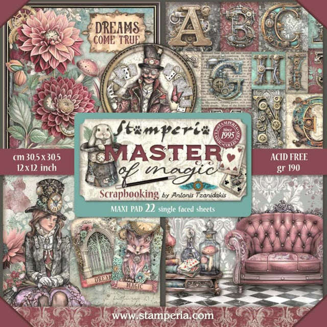 Block de Cartulinas ''Master Of Magic" de 30.5x30.5cm - 22Hj