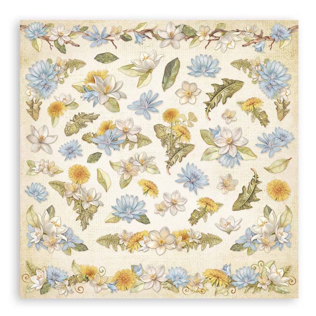 Block de Cartulinas ''Romantic Hidden Grove" de 30.5x30.5cm - 22Hj