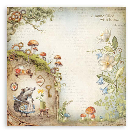 Block de Cartulinas ''Romantic Hidden Grove" de 30.5x30.5cm - 22Hj (vista 5)