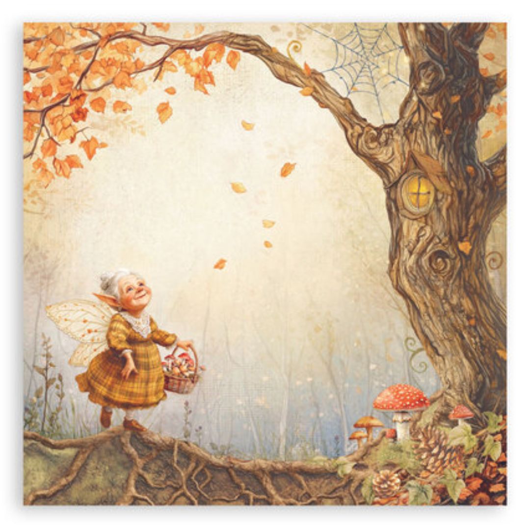 Block de Cartulinas ''Romantic Whispering Woods" de 30.5x30.5cm - 22Hj