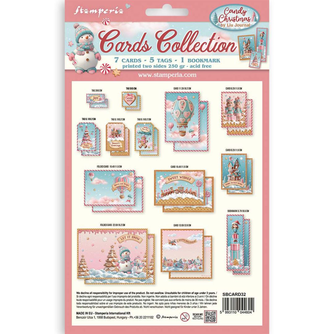 Cards Collection Romantic Candy Christmas