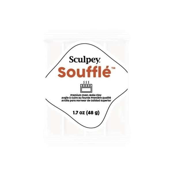 Sculpey Soufflé Igloo (Blanco) – arcilla polimérica acabado gamuza 48 g