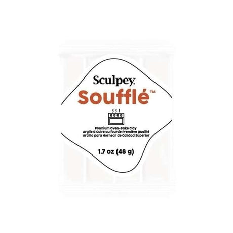 Sculpey Soufflé Igloo (Blanco) – arcilla polimérica acabado gamuza 48 g