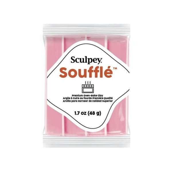 Sculpey Soufflé French Pink (Rosa) – arcilla polimérica acabado gamuza 48 g