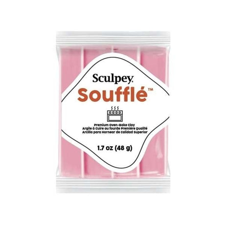 Sculpey Soufflé French Pink (Rosa) – arcilla polimérica acabado gamuza 48 g