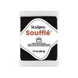 Sculpey Soufflé Poppy Seed (Negro) – arcilla polimérica acabado gamuza 48 g