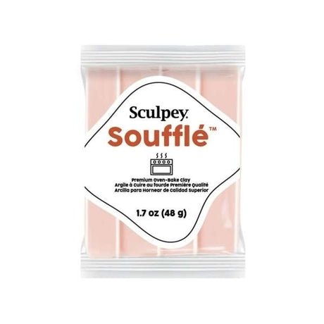 Sculpey Soufflé Almond Rose (Nude) – arcilla polimérica acabado gamuza 48 g