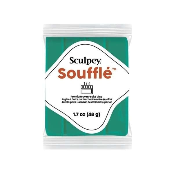 Sculpey Soufflé Jade – arcilla polimérica acabado gamuza 48 g